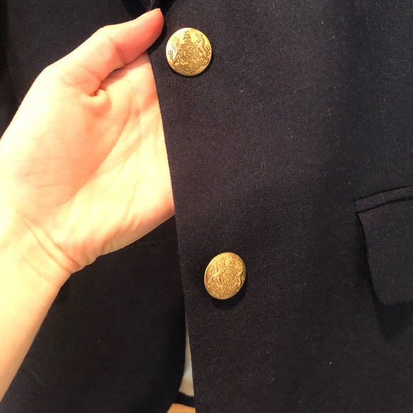J Crew Classic Navy Blazer NWOT - Picture 4 of 7